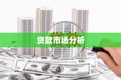 九台贷款市场分析