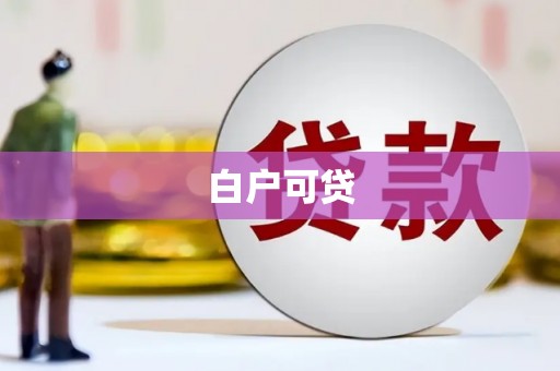 九台白户可贷