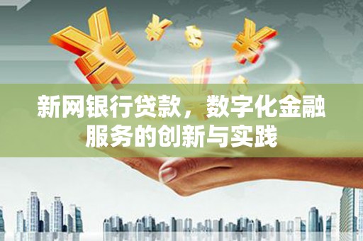 九台新网银行贷款，数字化金融服务的创新与实践