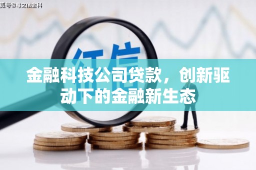 九台金融科技公司贷款，创新驱动下的金融新生态