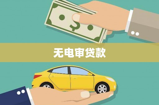 九台无电审贷款