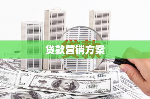 九台贷款营销方案