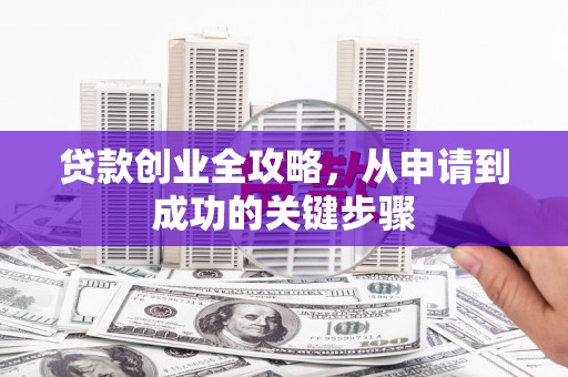 九台贷款创业全攻略，从申请到成功的关键步骤