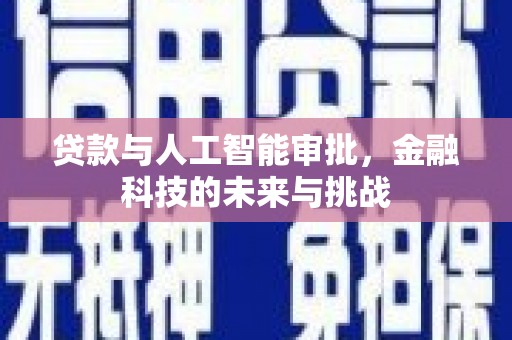 九台贷款与人工智能审批，金融科技的未来与挑战