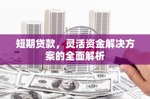 九台短期贷款，灵活资金解决方案的全面解析