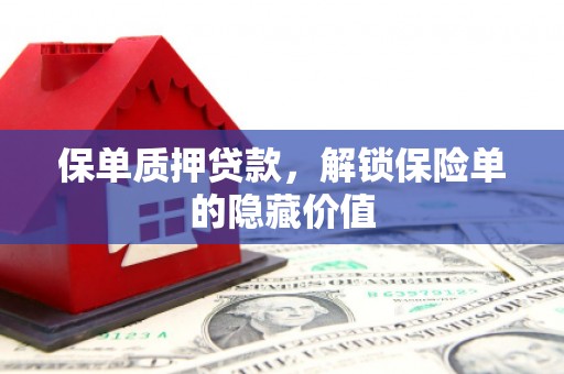 九台保单质押贷款，解锁保险单的隐藏价值
