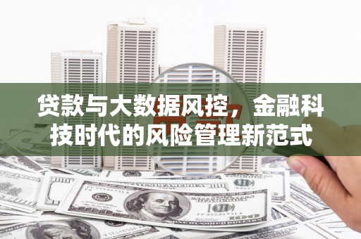 九台贷款与大数据风控，金融科技时代的风险管理新范式