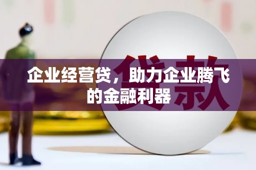 九台企业经营贷，助力企业腾飞的金融利器