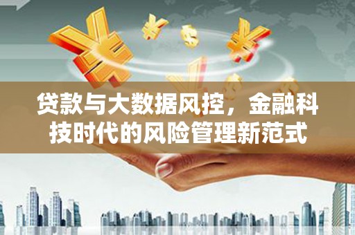 九台贷款与大数据风控，金融科技时代的风险管理新范式