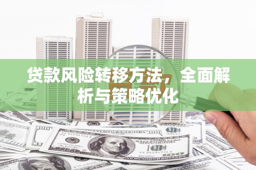 九台贷款风险转移方法，全面解析与策略优化