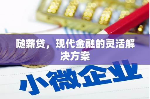 九台随薪贷，现代金融的灵活解决方案