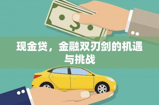 九台现金贷，金融双刃剑的机遇与挑战