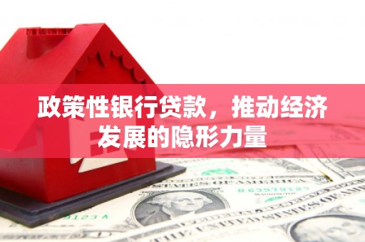 九台政策性银行贷款，推动经济发展的隐形力量