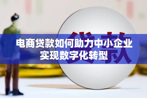 九台电商贷款如何助力中小企业实现数字化转型