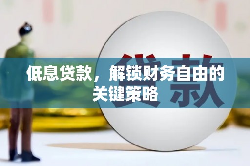 九台低息贷款，解锁财务自由的关键策略