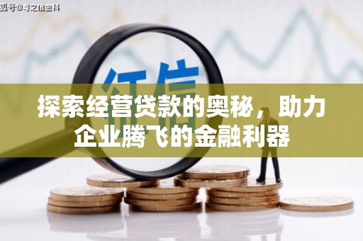 九台探索经营贷款的奥秘，助力企业腾飞的金融利器