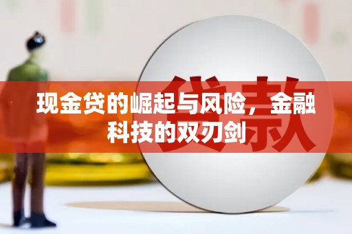 九台现金贷的崛起与风险，金融科技的双刃剑