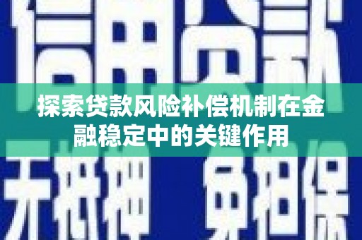 九台探索贷款风险补偿机制在金融稳定中的关键作用
