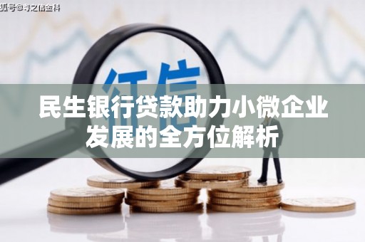 九台民生银行贷款助力小微企业发展的全方位解析