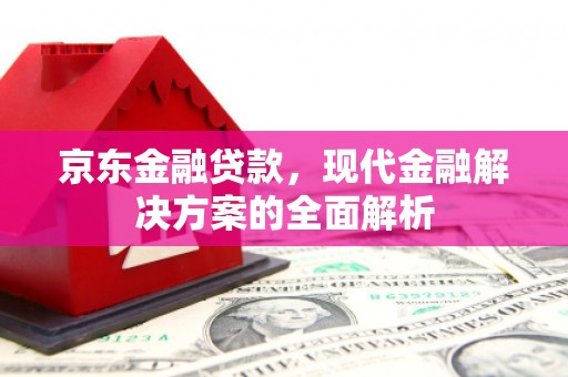 九台京东金融贷款，现代金融解决方案的全面解析