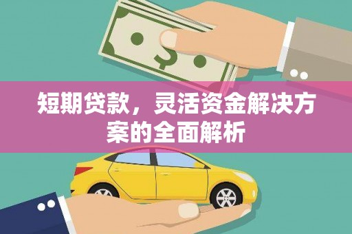 九台短期贷款，灵活资金解决方案的全面解析