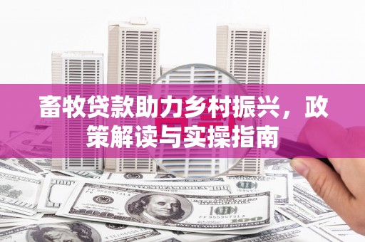 九台畜牧贷款助力乡村振兴，政策解读与实操指南