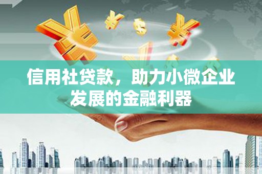 九台信用社贷款，助力小微企业发展的金融利器