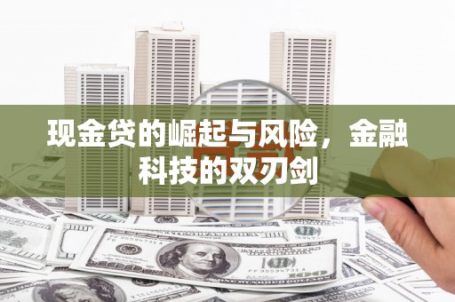 九台现金贷的崛起与风险，金融科技的双刃剑