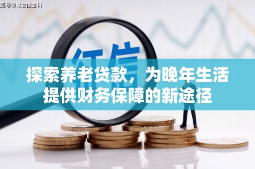 九台探索养老贷款，为晚年生活提供财务保障的新途径