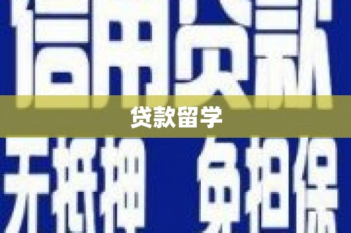 九台贷款留学