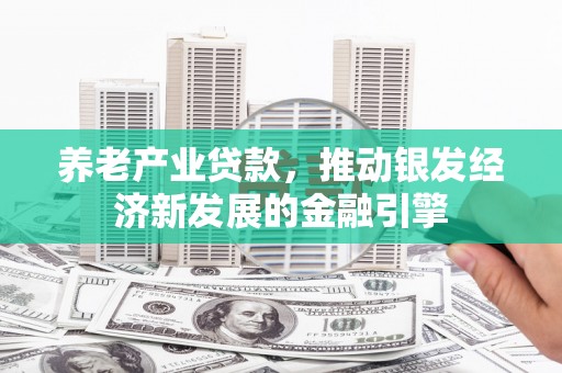 九台养老产业贷款，推动银发经济新发展的金融引擎