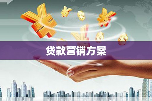 九台贷款营销方案