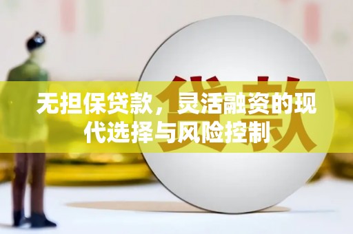 九台无担保贷款，灵活融资的现代选择与风险控制