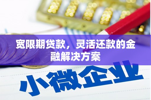 九台宽限期贷款，灵活还款的金融解决方案