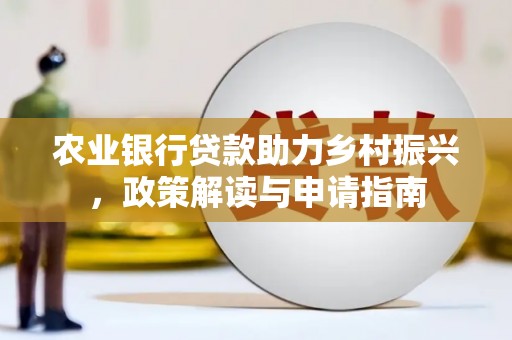 九台农业银行贷款助力乡村振兴，政策解读与申请指南