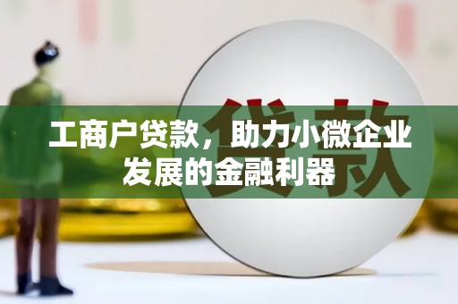 九台工商户贷款，助力小微企业发展的金融利器