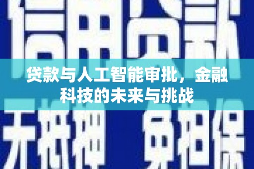 九台贷款与人工智能审批，金融科技的未来与挑战