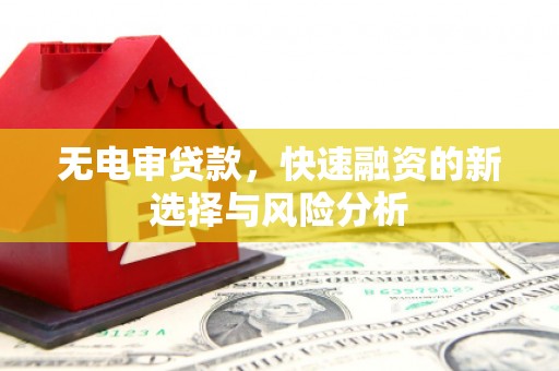九台无电审贷款，快速融资的新选择与风险分析