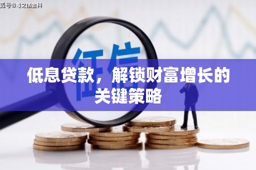 九台低息贷款，解锁财富增长的关键策略