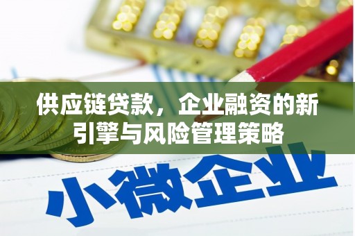 九台供应链贷款，企业融资的新引擎与风险管理策略