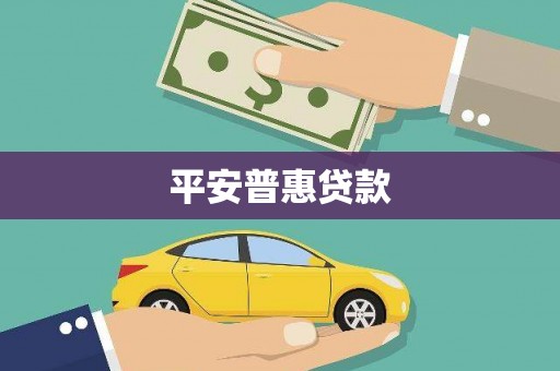 九台平安普惠贷款