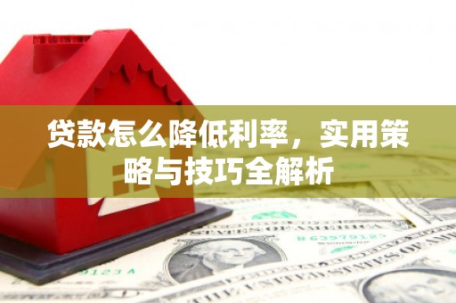 九台贷款怎么降低利率，实用策略与技巧全解析