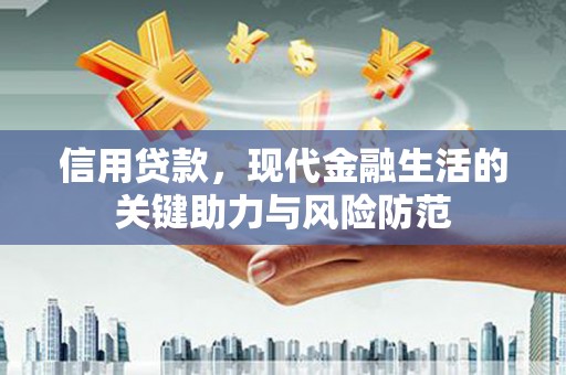 九台信用贷款，现代金融生活的关键助力与风险防范