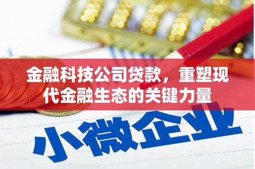 九台金融科技公司贷款，重塑现代金融生态的关键力量