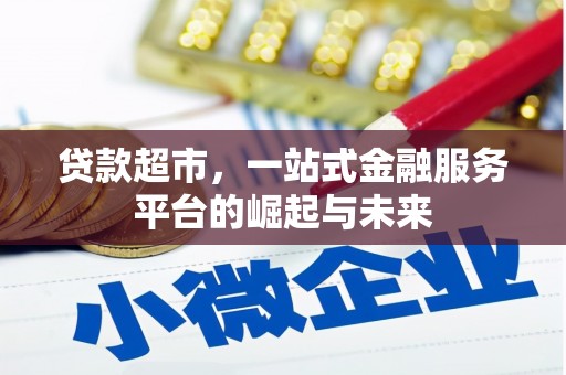 九台贷款超市，一站式金融服务平台的崛起与未来