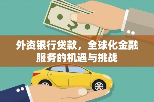 九台外资银行贷款，全球化金融服务的机遇与挑战