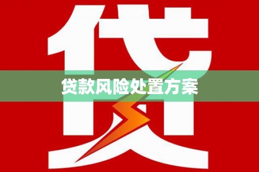 九台贷款风险处置方案