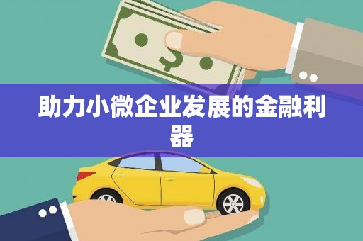 九台助力小微企业发展的金融利器