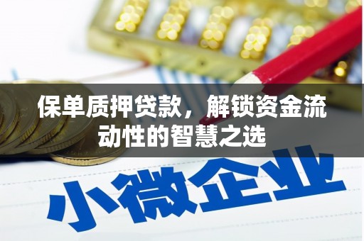 九台保单质押贷款，解锁资金流动性的智慧之选