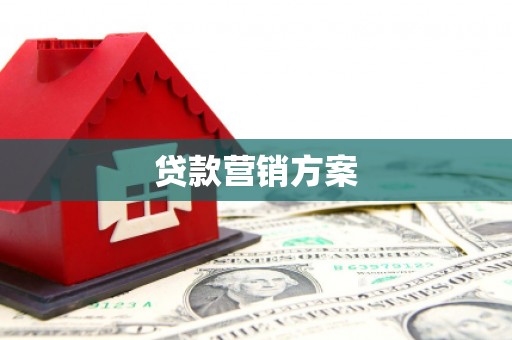 九台贷款营销方案